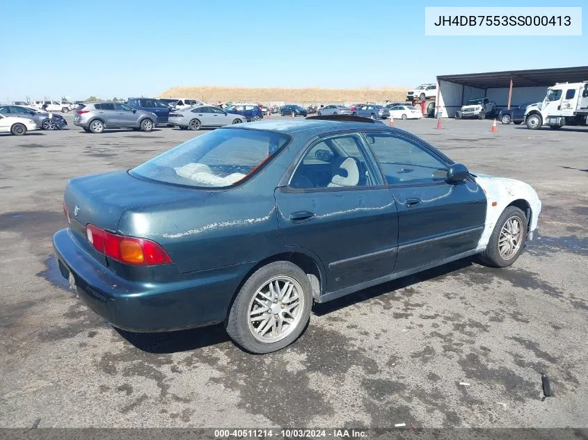 1995 Acura Integra Ls VIN: JH4DB7553SS000413 Lot: 40511214