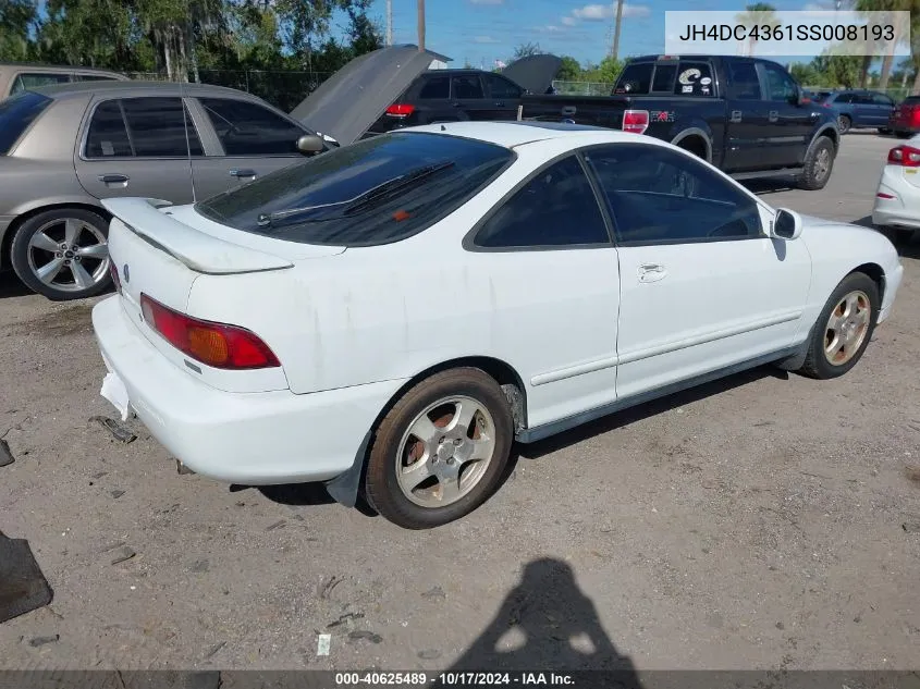 1995 Acura Integra Se VIN: JH4DC4361SS008193 Lot: 40625489