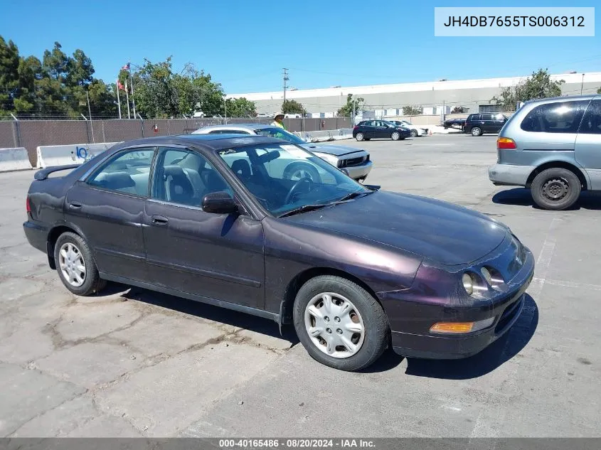 1996 Acura Integra Ls VIN: JH4DB7655TS006312 Lot: 40165486