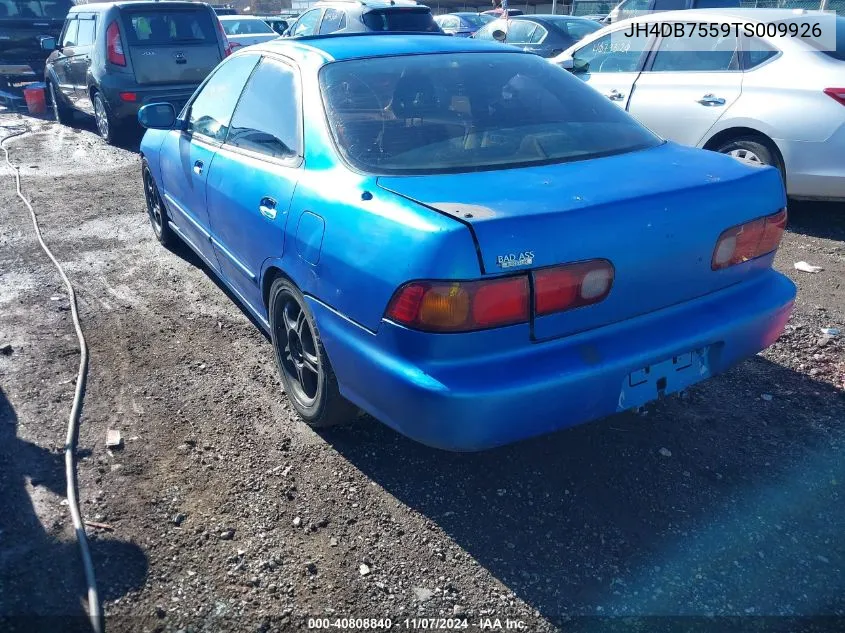 1996 Acura Integra Ls VIN: JH4DB7559TS009926 Lot: 40808840