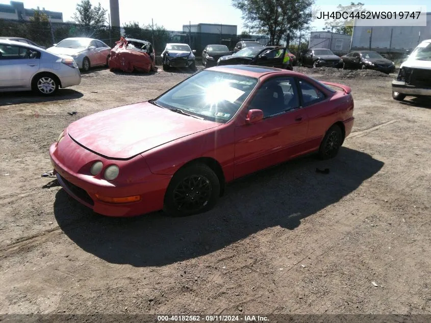 1998 Acura Integra Ls VIN: JH4DC4452WS019747 Lot: 40182562