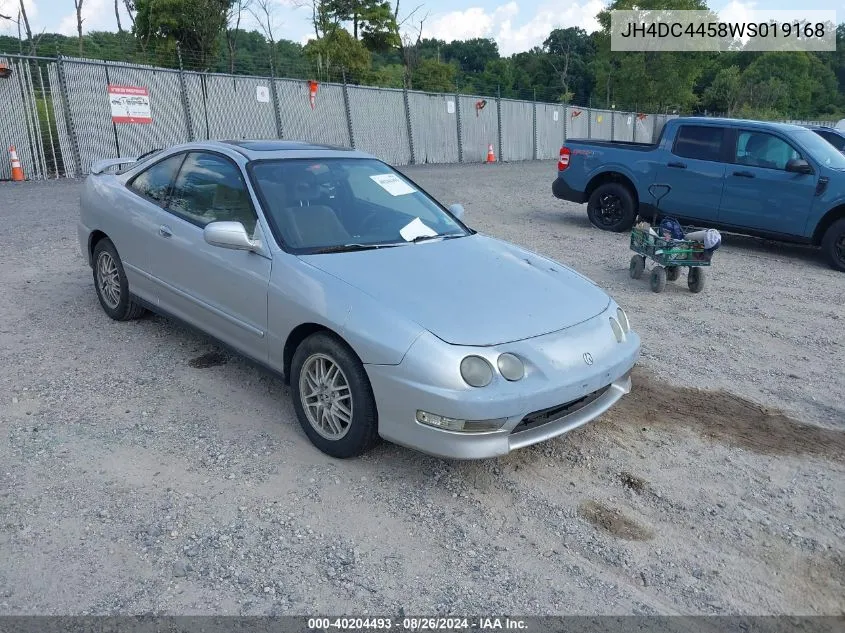 1998 Acura Integra Ls VIN: JH4DC4458WS019168 Lot: 40204493