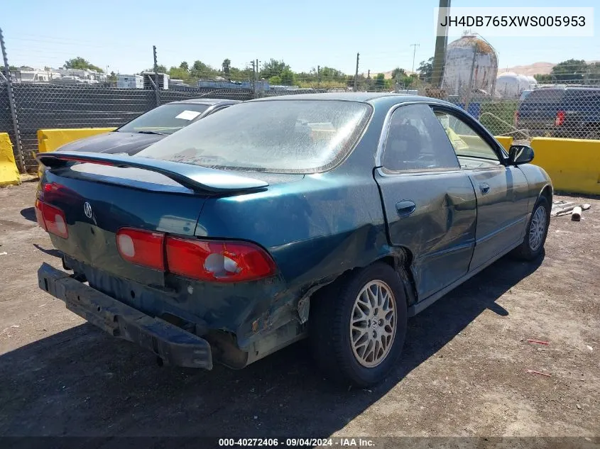 1998 Acura Integra Ls VIN: JH4DB765XWS005953 Lot: 40272406