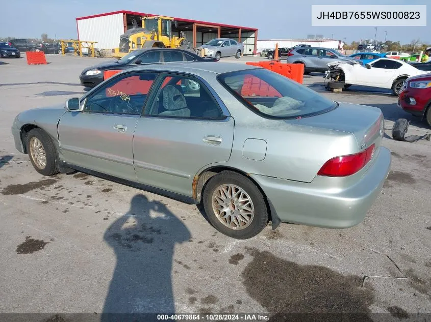 1998 Acura Integra Ls VIN: JH4DB7655WS000823 Lot: 40679864