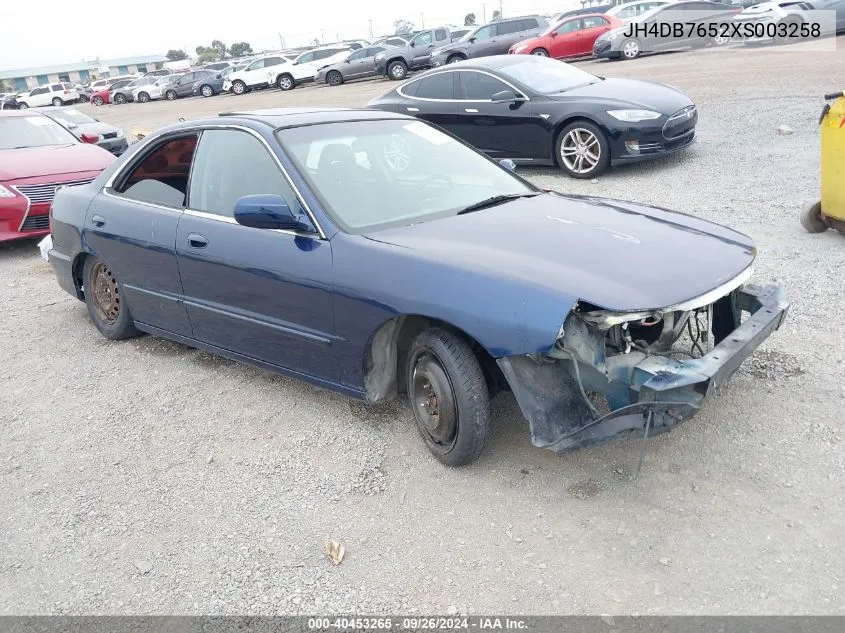 1999 Acura Integra Ls VIN: JH4DB7652XS003258 Lot: 40453265