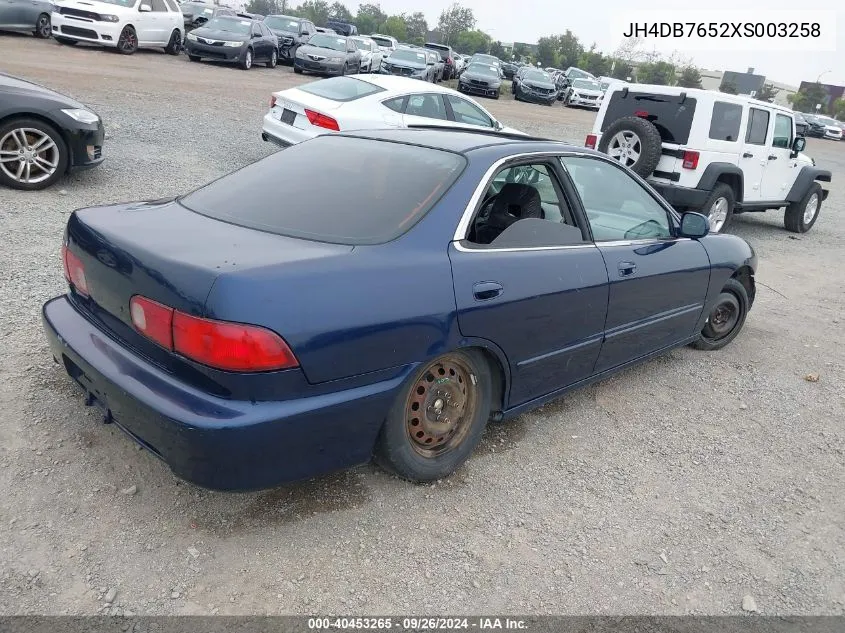 1999 Acura Integra Ls VIN: JH4DB7652XS003258 Lot: 40453265