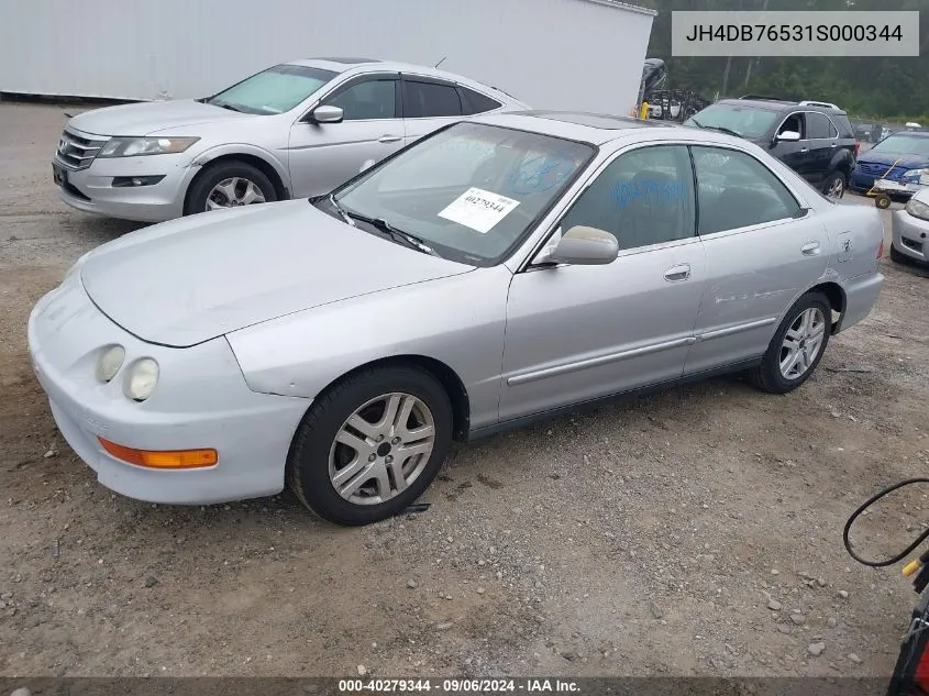 JH4DB76531S000344 2001 Acura Integra Ls