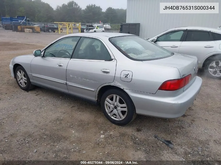 JH4DB76531S000344 2001 Acura Integra Ls