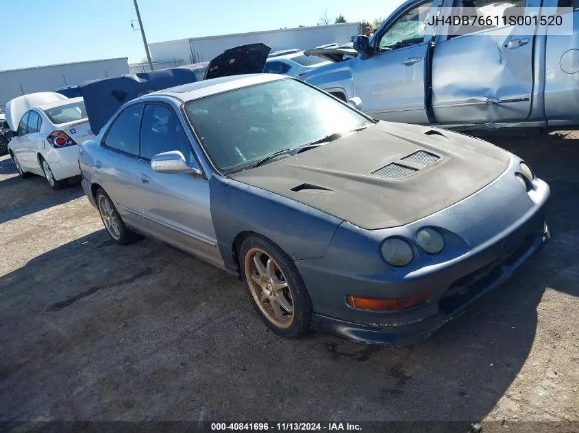 2001 Acura Integra Gs VIN: JH4DB76611S001520 Lot: 40841696