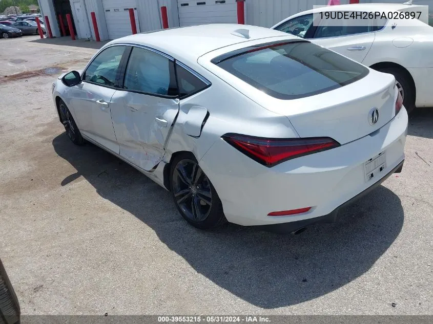 2023 Acura Integra VIN: 19UDE4H26PA026897 Lot: 39553215