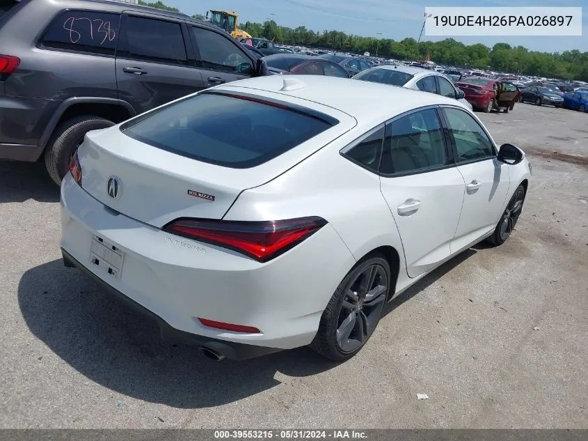 2023 Acura Integra VIN: 19UDE4H26PA026897 Lot: 39553215