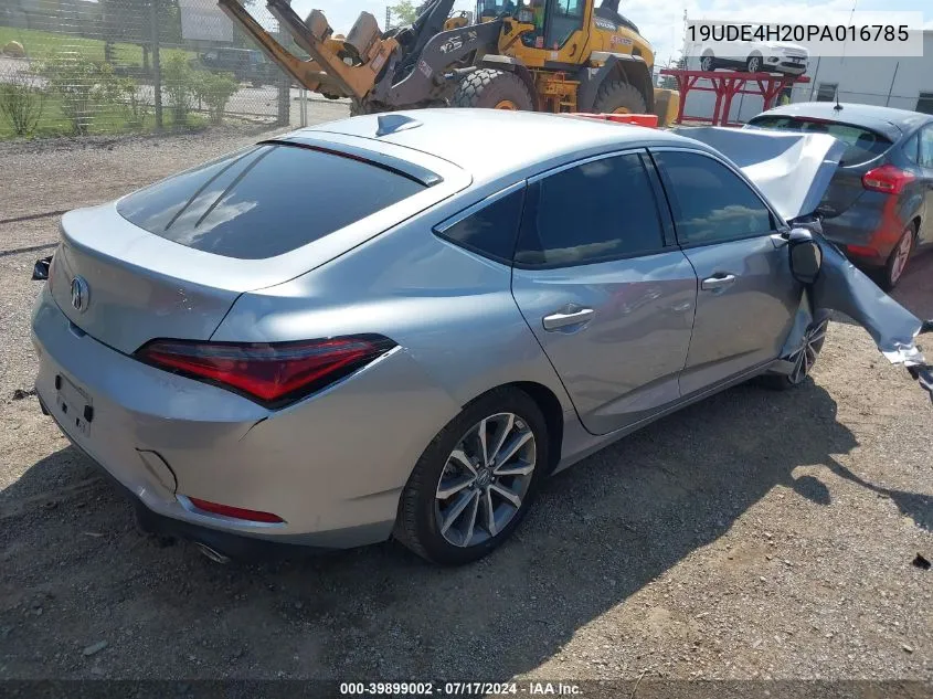 2023 Acura Integra VIN: 19UDE4H20PA016785 Lot: 39899002