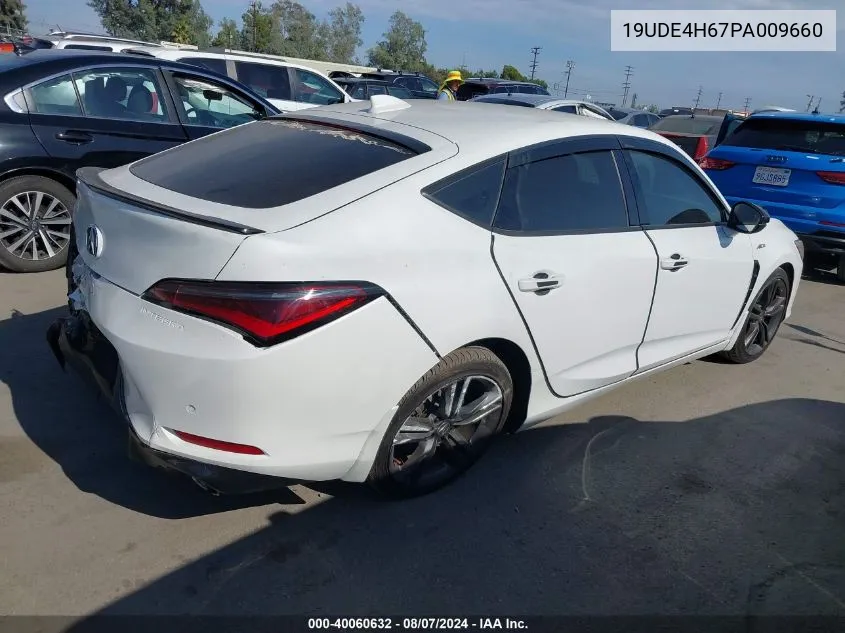 2023 Acura Integra A-Spec W/ Technology VIN: 19UDE4H67PA009660 Lot: 40060632