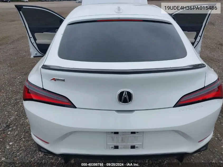 2023 Acura Integra A-Spec VIN: 19UDE4H36PA015486 Lot: 40398785