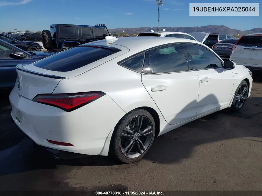 2023 Acura Integra A-Spec W/ Technology VIN: 19UDE4H6XPA025044 Lot: 40778318