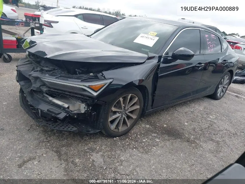 2023 Acura Integra VIN: 19UDE4H29PA000889 Lot: 40795761