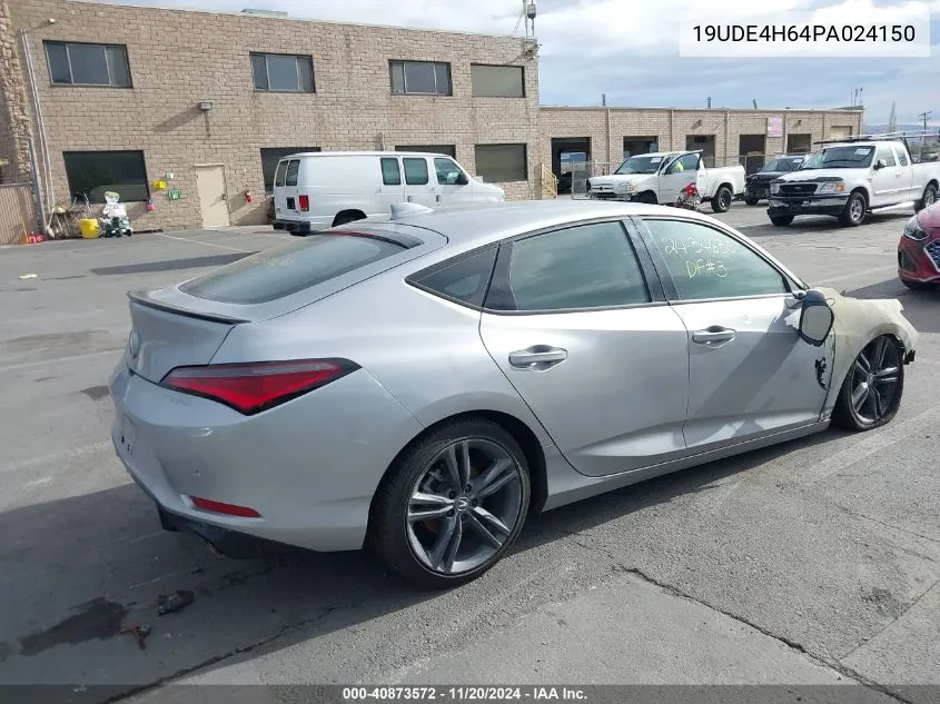 2023 Acura Integra A-Spec W/ Technology VIN: 19UDE4H64PA024150 Lot: 40873572