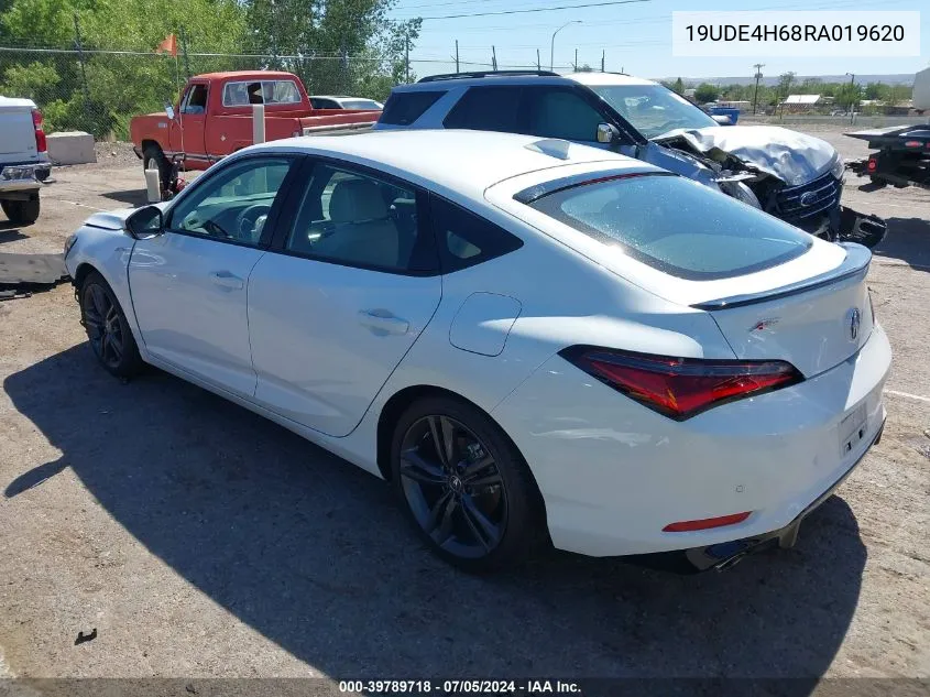 2024 Acura Integra A-Spec Technology Package VIN: 19UDE4H68RA019620 Lot: 39789718