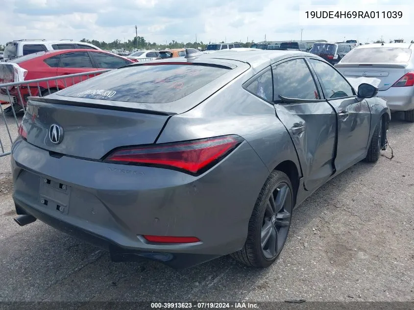 2024 Acura Integra A-Spec Technology Package VIN: 19UDE4H69RA011039 Lot: 39913623