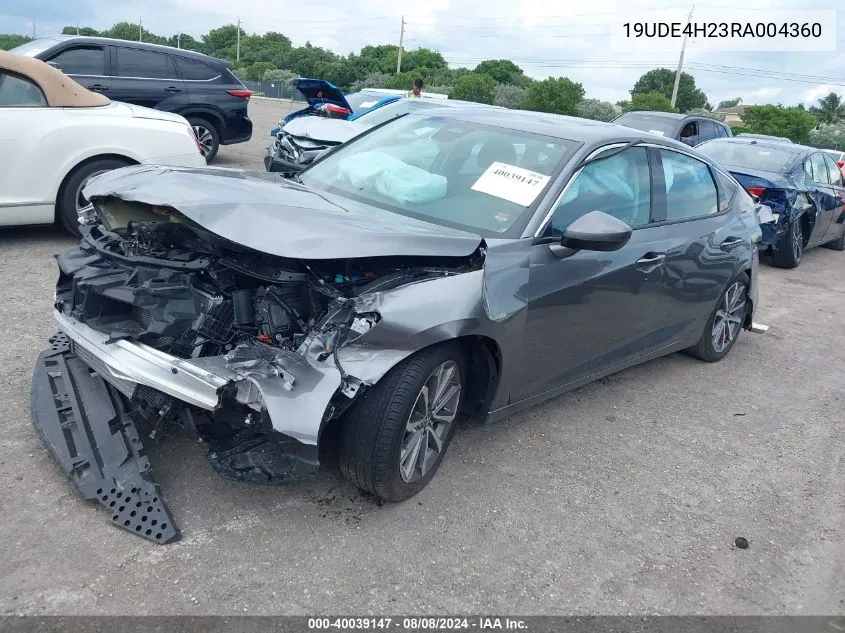 19UDE4H23RA004360 2024 Acura Integra