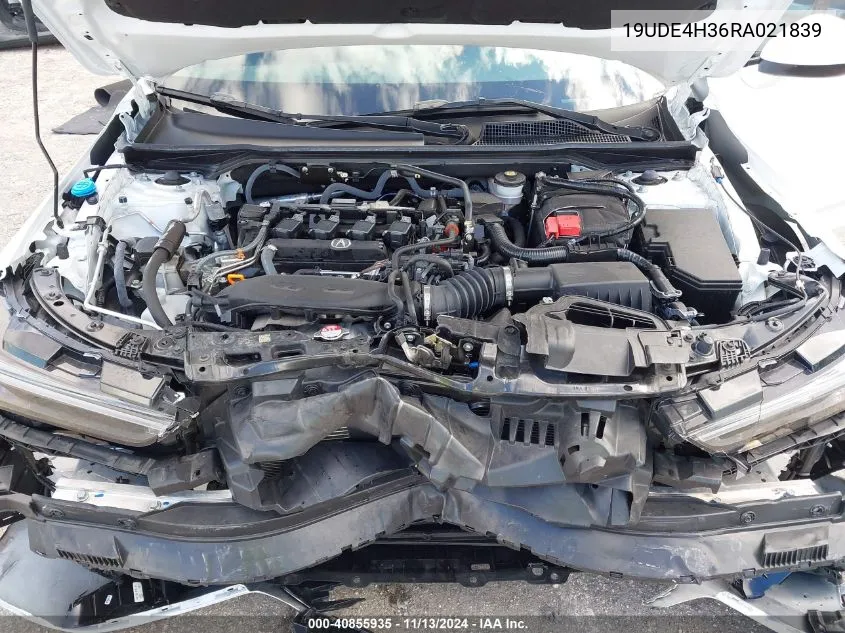 19UDE4H36RA021839 2024 Acura Integra A-Spec