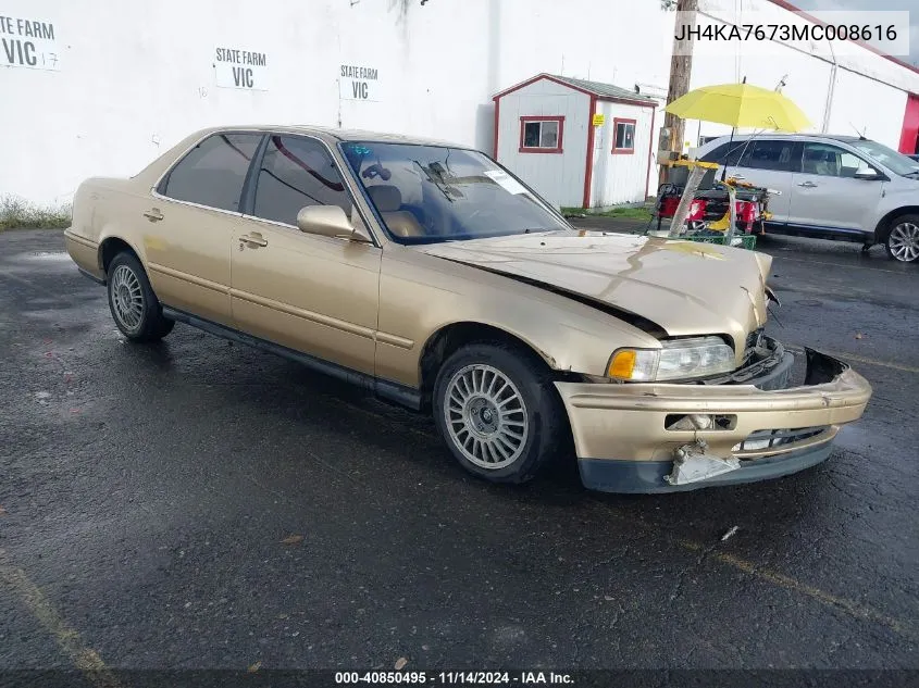 1991 Acura Legend Ls VIN: JH4KA7673MC008616 Lot: 40850495