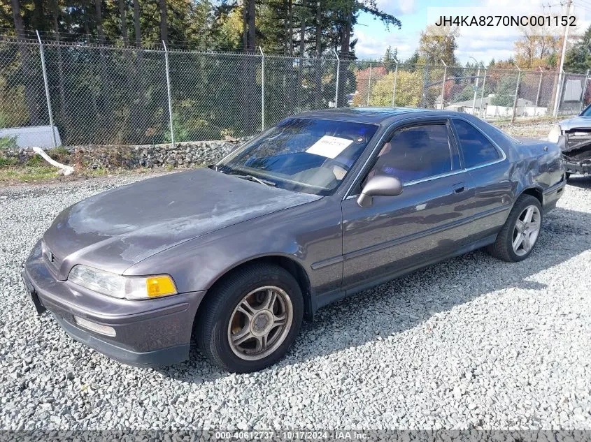 1992 Acura Legend Ls VIN: JH4KA8270NC001152 Lot: 40612737