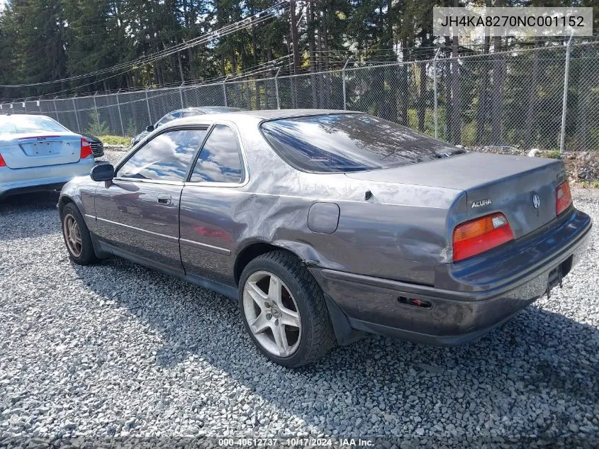 1992 Acura Legend Ls VIN: JH4KA8270NC001152 Lot: 40612737