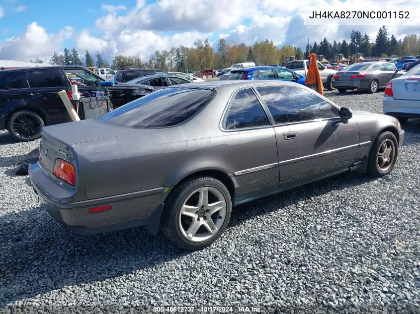 1992 Acura Legend Ls VIN: JH4KA8270NC001152 Lot: 40612737