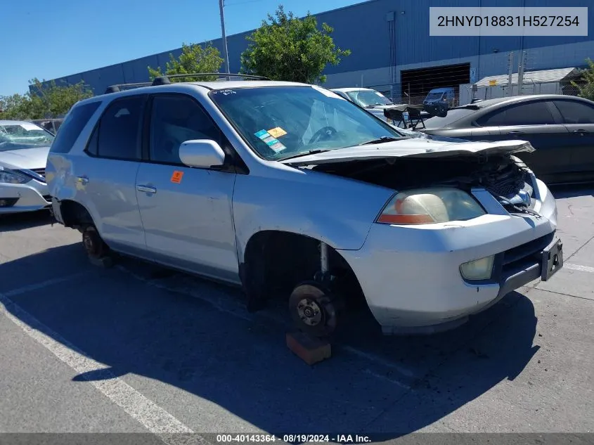 2001 Acura Mdx VIN: 2HNYD18831H527254 Lot: 40143364