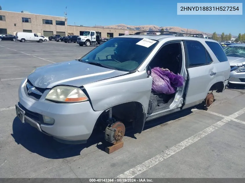 2001 Acura Mdx VIN: 2HNYD18831H527254 Lot: 40143364