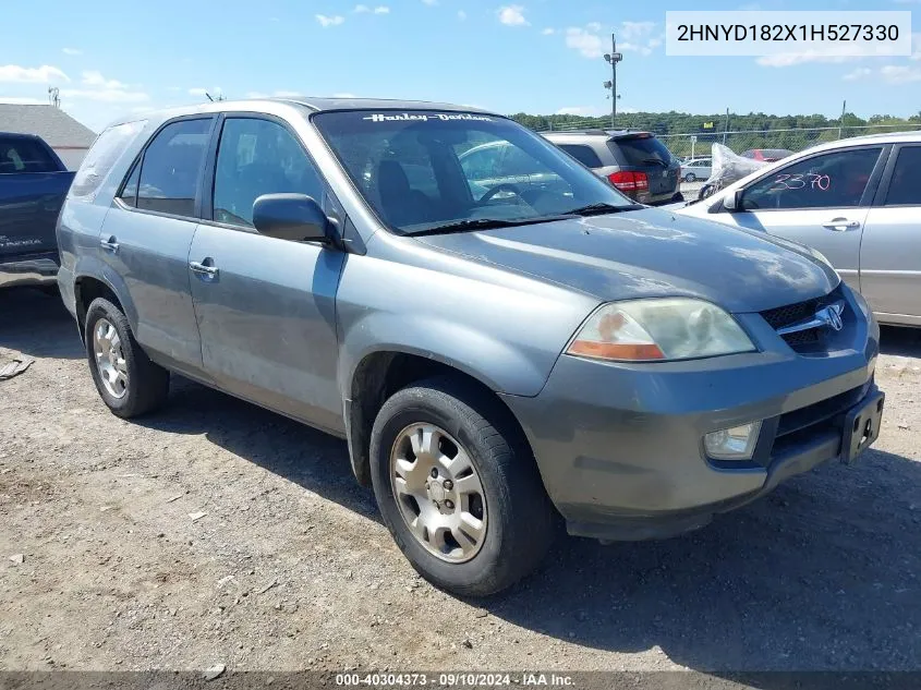 2001 Acura Mdx VIN: 2HNYD182X1H527330 Lot: 40304373