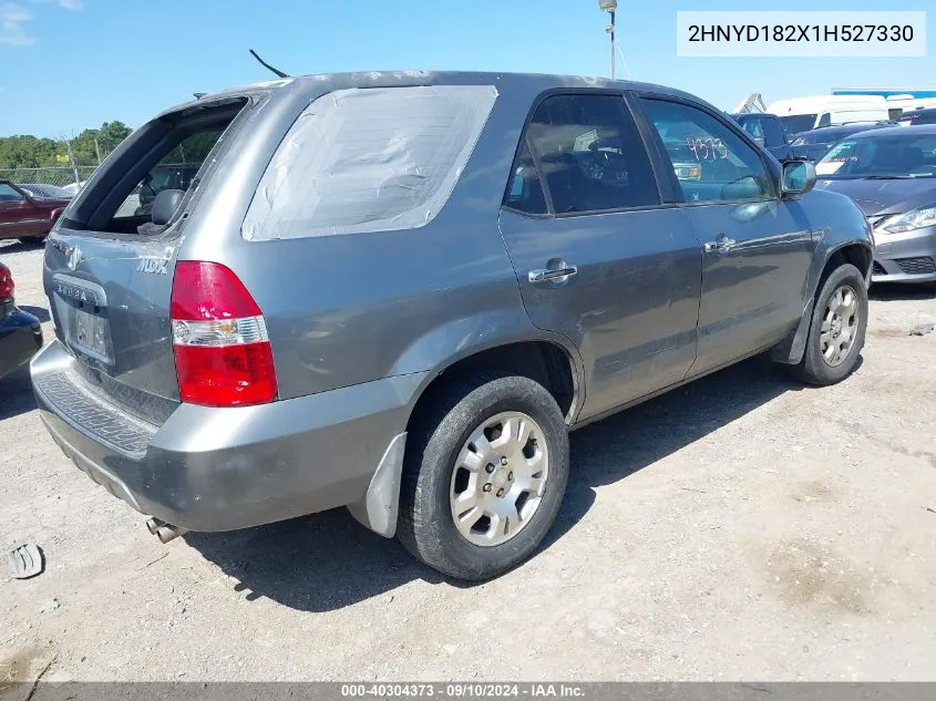 2001 Acura Mdx VIN: 2HNYD182X1H527330 Lot: 40304373