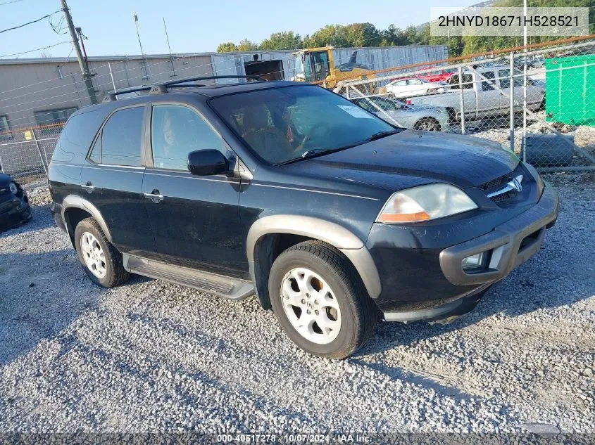 2001 Acura Mdx VIN: 2HNYD18671H528521 Lot: 40517278