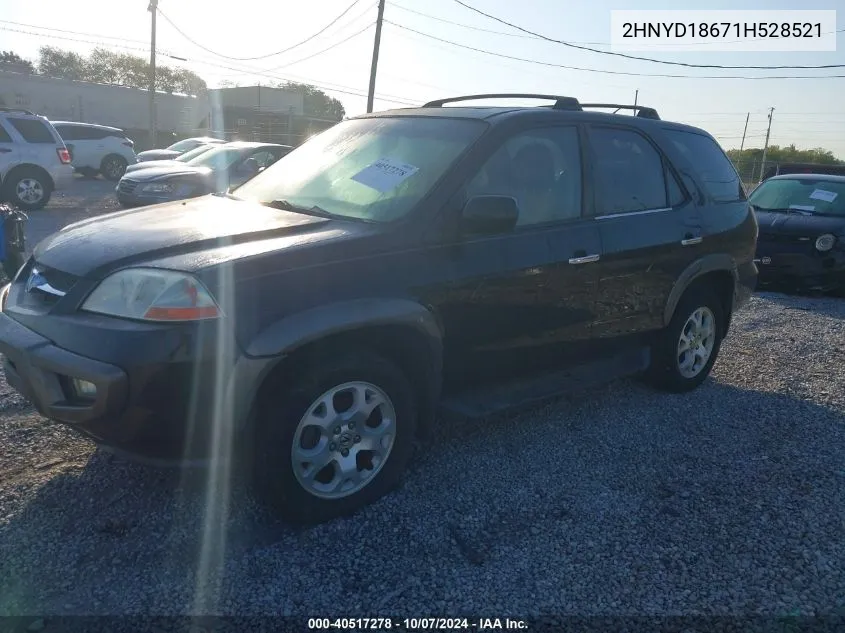 2001 Acura Mdx VIN: 2HNYD18671H528521 Lot: 40517278