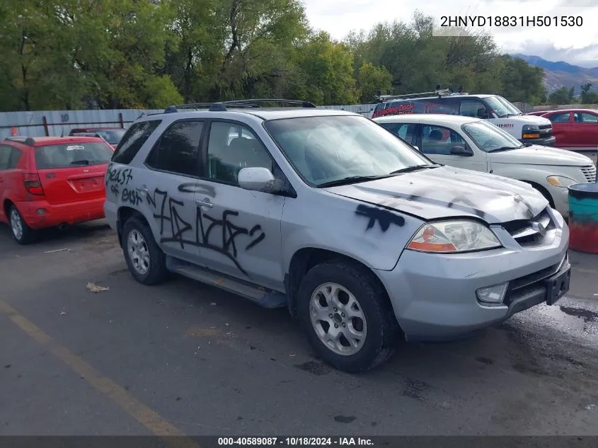 2001 Acura Mdx VIN: 2HNYD18831H501530 Lot: 40589087