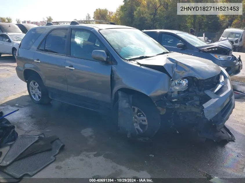 2001 Acura Mdx VIN: 2HNYD18271H521453 Lot: 40691394