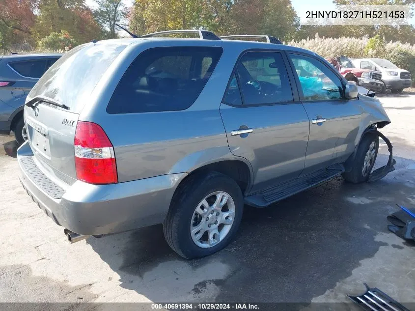 2001 Acura Mdx VIN: 2HNYD18271H521453 Lot: 40691394