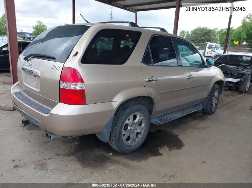 2002 Acura Mdx VIN: 2HNYD18642H516246 Lot: 39238732