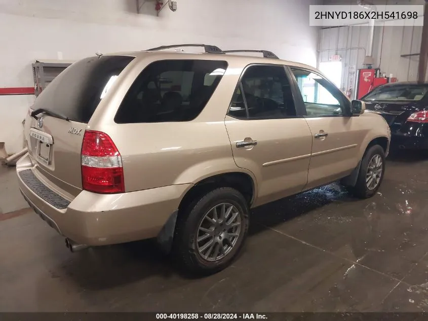 2HNYD186X2H541698 2002 Acura Mdx