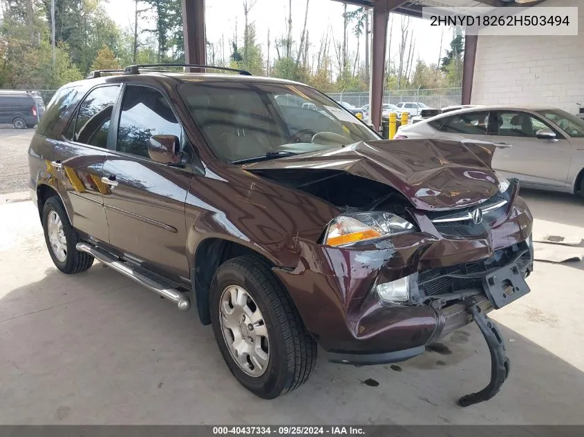 2HNYD18262H503494 2002 Acura Mdx