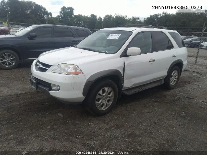 2HNYD188X3H510373 2003 Acura Mdx