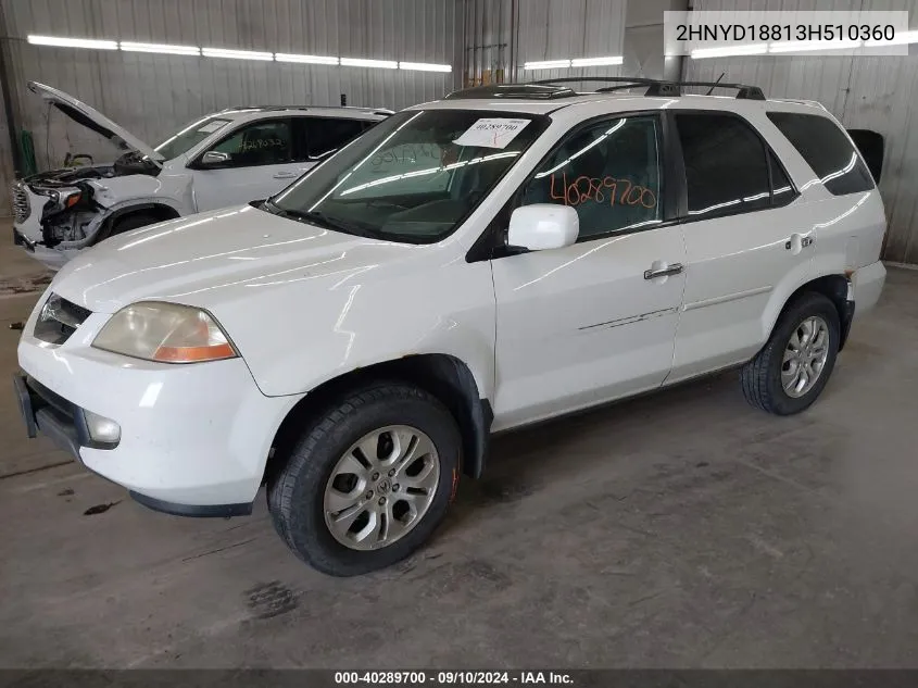 2HNYD18813H510360 2003 Acura Mdx Touring