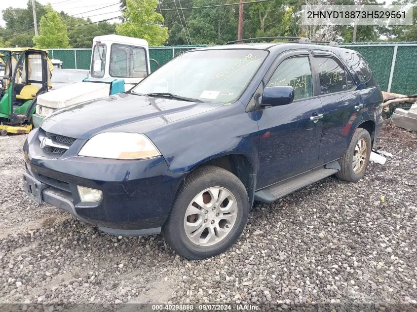 2003 Acura Mdx VIN: 2HNYD18873H529561 Lot: 40298888