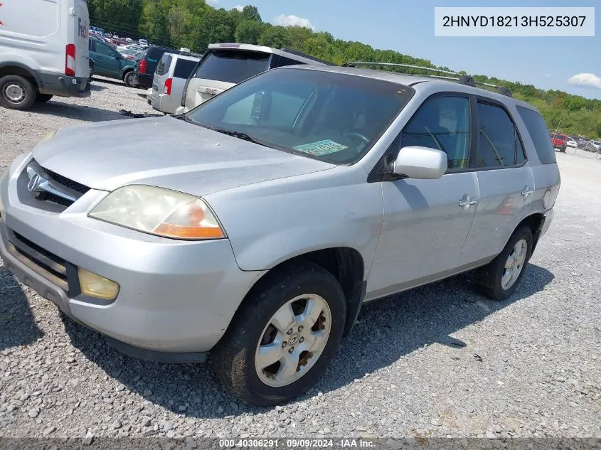 2003 Acura Mdx VIN: 2HNYD18213H525307 Lot: 40306291