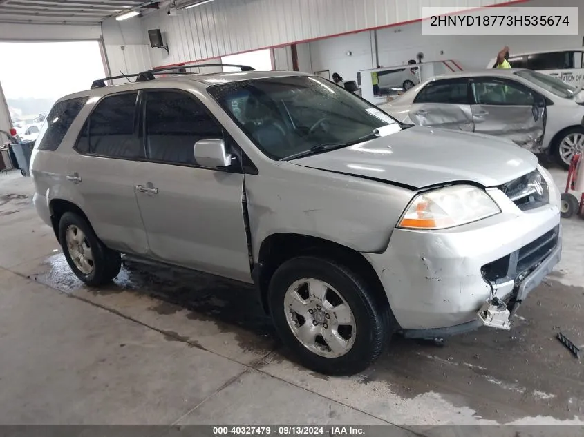 2003 Acura Mdx VIN: 2HNYD18773H535674 Lot: 40327479