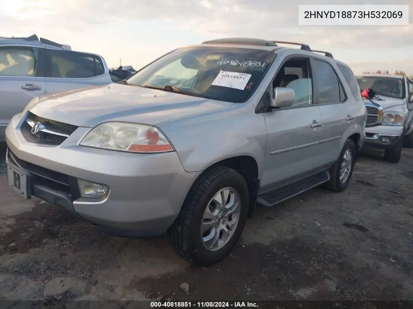 2003 Acura Mdx VIN: 2HNYD18873H532069 Lot: 40818851