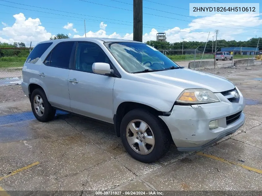 2HNYD18264H510612 2004 Acura Mdx