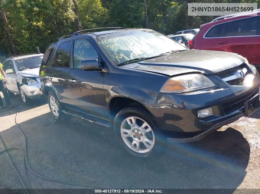 2004 Acura Mdx VIN: 2HNYD18654H525699 Lot: 40127912