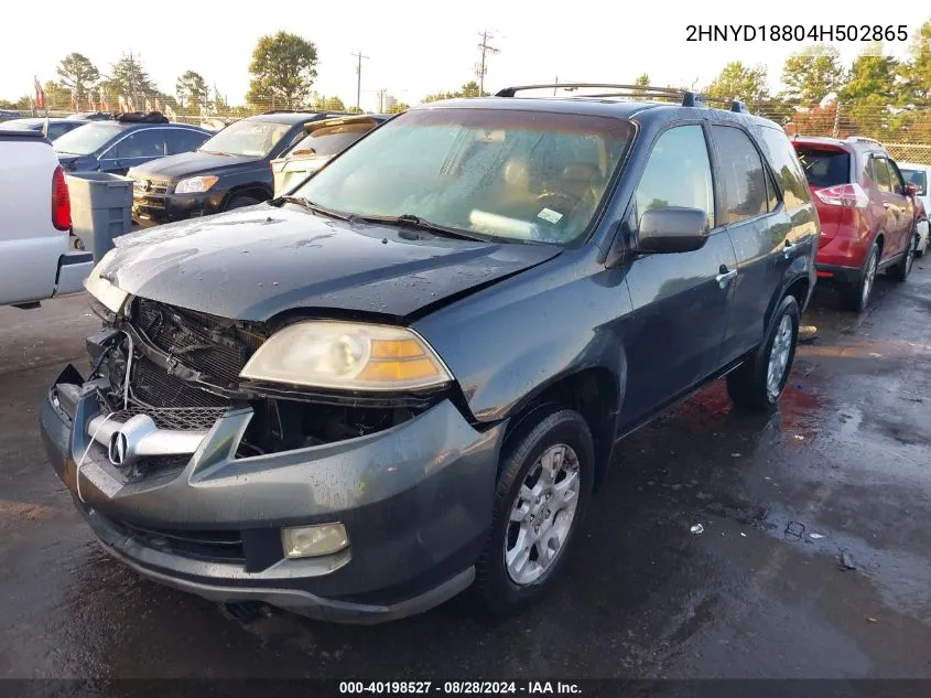 2HNYD18804H502865 2004 Acura Mdx